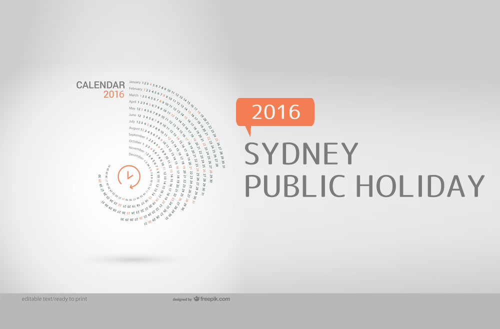 2016年オーストラリアの祝日 / 連休を調べました