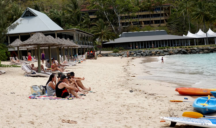 ビーチでまったり