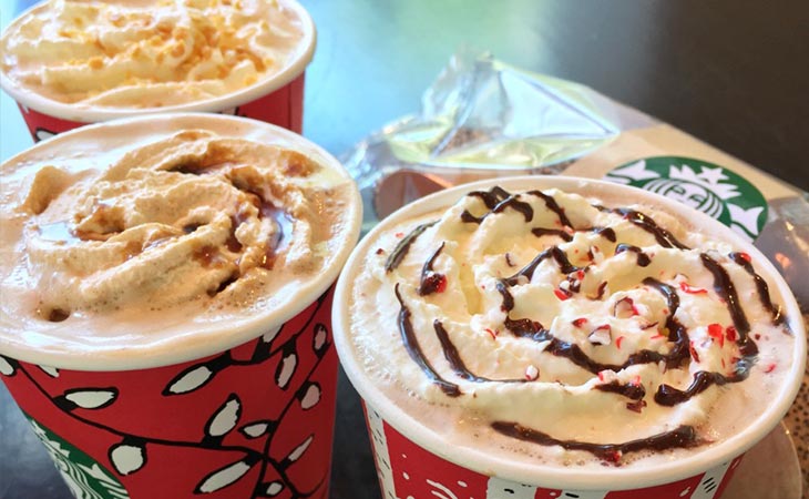スターバックスでおしゃれなクリスマス限定メニューが登場！