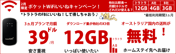 タスマニア wifi